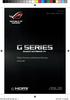 G Series. Türkçe Tanıtma ve Kullanma Kılavuzu GX501VIK GAMING NOTEBOOK PC. TR12726 Birinci Sürüm / Nisan 2017