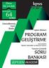 PROGRAM GELİŞTİRME. kpss SORU. Önce biz sorduk. Güncellenmiş Yeni Baskı. Eğitim Bilimleri. Tamamı Çözümlü SORU BANKASI.