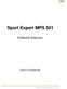 Sport Expert MPS 501. Kullanım kılavuzu. MPS 501 Kullanım Kılavuzu Ver:1.00