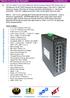 CLR-IES-T884P # DIN Rail Endüstriyel 24Port Omurga Ethernet POE Switch 10G L2+