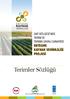 GAP BÖLGESİ NDE TARIM VE TARIMA DAYALI SANAYİDE ENTEGRE KAYNAK VERİMLİLİĞİ PROJESİ. Terimler Sözlüğü