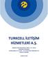 TURKCELL İLETİŞİM HİZMETLERİ A.Ş.