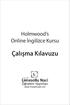 Holmwood s Online İngilizce Kursu. Çalışma Kılavuzu