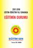 EĞİTİM ÖĞRETİM YILI SONUNDA EĞİTİMİN DURUMU