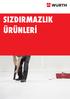 Sızdırmazlık Ürünlerİ ÜRÜNLERİ