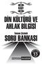 KPSS ÖABT DİN KÜLTÜRÜ VE AHLAK BİLGİSİ. Tamamı Çözümlü SORU BANKASI. 50 soruda SORU