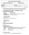 ÜRÜN GÜVENLİK BİLGİ FORMU. Hazırlanma Tarihi 20/11/2012 Yayın Tarihi 20/11/2012 FORM_MSDS_R&D_088_00 Yenilenme Tarihi/No Sayfa No: 1/10