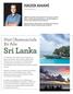 Sri Lanka. Hint Okyanusu'nda Bir Ada: HAZER AMANİ