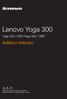 Lenovo Yoga 300. Kullanıcı Kılavuzu. Yoga IBY/Yoga IBR. lmn