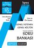 kpss Önce biz sorduk 120 Soruda 85 SORU Güncellenmiş Yeni Baskı Lise ve Ön Lisans GENEL YETENEK GENEL KÜLTÜR Tamamı Çözümlü SORU BANKASI