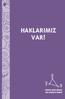 HAKLARIMIZ VAR! KADININ İNSAN HAKLARI YENİ ÇÖZÜMLER DERNEĞİ