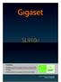 Gigaset SL910H özel Dokunma işlevli
