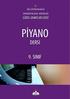 T.C. MİLLÎ EĞİTİM BAKANLIĞI. Piyano. 9. Sınıf ORTAÖĞRETİM GENEL MÜDÜRLÜĞÜ GÜZEL SANATLAR LİSESİ PİYANO DERSİ 9. SINIF