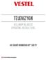 TELEViZYON KULLANIM KILAVUZU OPERATING INSTRUCTIONS 4K SMART 49UB LED TV