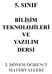 5. SINIF BİLİŞİM TEKNOLOJİLERİ VE YAZILIM DERSİ 2. DÖNEM ÖĞRENCİ MATERYALLERİ