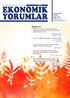 Kasım 2017 Yıl: 54 Sayı: 633 MAKALELER Krizi Döneminde Türkiye de Döviz Piyasası Baskısının İncelenmesi: Mevsimsel Eşbütünleşme Analizi