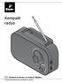 Kompakt radyo. Kullanım Kılavuzu ve Garanti Bilgileri. Tchibo GmbH D Hamburg 82964AB6X6V