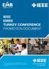 IEEE EMBS TURKEY CONFERENCE PROMOTION DOCUMENT