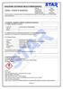 MALZEME GÜVENLİK BİLGİ FORMU(MSDS) GBF NO 0008 YAYIN TARİHİ 10/10/2013