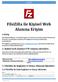 FileZilla ile Kişisel Web Alanına Erişim