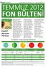 TEMMUZ 2012 FON BÜLTENİ