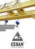 ÜRÜN KATALOĞU. Cranes & Components PRODUCT CATALOGUE. Tr & Eng