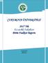 ÇUKUROVA ÜNİVERSİTESİ Yılı Eczacılık Fakültesi Birim Faaliyet Raporu