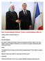 İran Cumhurbaşkanı Ruhani, Fransa Cumhurbaşkanı Macron