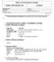 ÜRÜN GÜVENLİK BİLGİ FORMU. Hazırlanma Tarihi 14/08/2014 Yayın Tarihi 14/08/2014 FORM_MSDS_R&D_146_00 Yenilenme Tarihi/No Sayfa No: 1/10