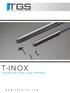 T-INOX STAINLESS STEEL GAS SPRINGS