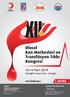 Ulusal Kan Merkezleri ve Transfüzyon Tıbbı Kongresi Mart 2019 Starlight Hotel Side - Antalya 2. DUYURU.