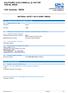 SULPHURIC ACID 0.05MOL/L (0.1N) FOR 1000 ML MSDS. CAS numarası: MSDS MATERIAL SAFETY DATA SHEET (MSDS)