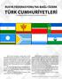 TÜRK CUMHURIYETLERI AUTONOMOUS TURKISH REPUBLICS OF RUSSIAN FEDERATION