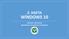 2. HAFTA WİNDOWS 10 ÇUKUROVA ÜNİVERSİTESİ BİLGİSAYARDA VERİ ANALİZİ VE RAPORLAMA